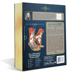 Human Feet Anatomy Jigsaw Puzzle | Dr. Livingston's Unique Shaped Science Puzzles