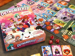 Outnumbered: Improbable Heroes | A Cooperative Superhero Math Game! Roll Dice, Do Math, Save the City!