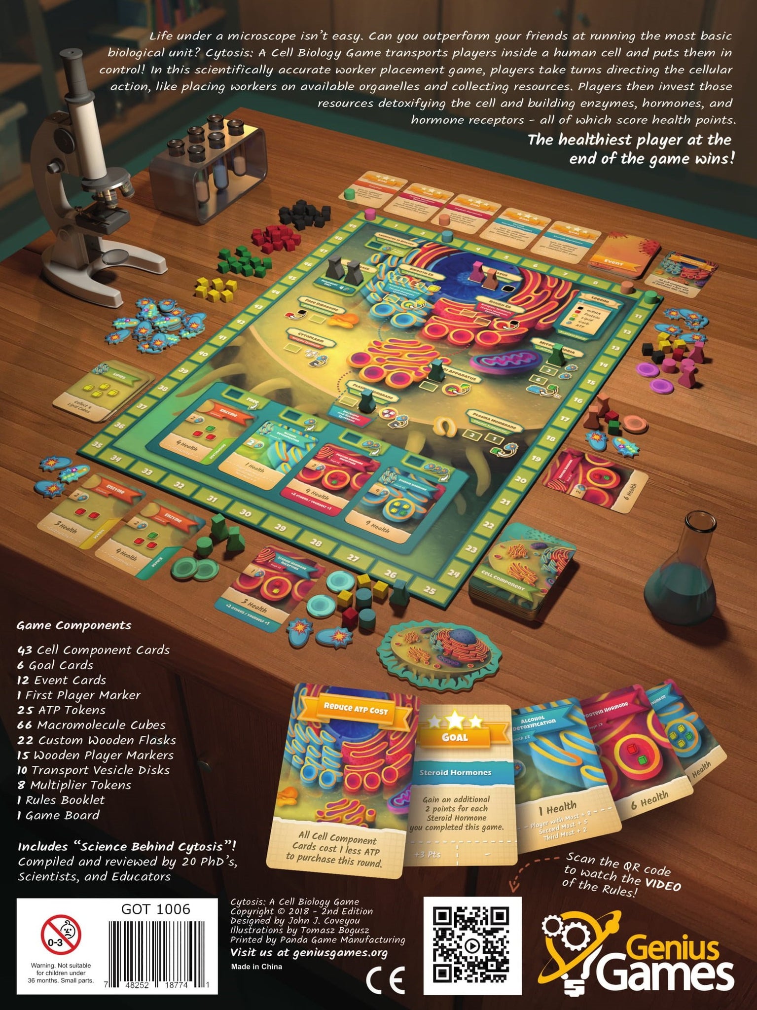 Biocell Game Cytosis: A Cell Biology Game – Genius Games EU