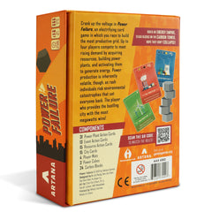 Power Failure Card Game | Build an energy empire, stack blocks on the carbon tower, hope they don't collapse!